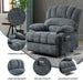 Large Size Chenille Power Lift Recliner Chair with 8-Point Vibration Massage and Lumbar Heating