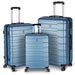 Luggage Suitcase 3 Piece Sets Hardside Carry-on luggage with Spinner Wheels 20"/24"/28"