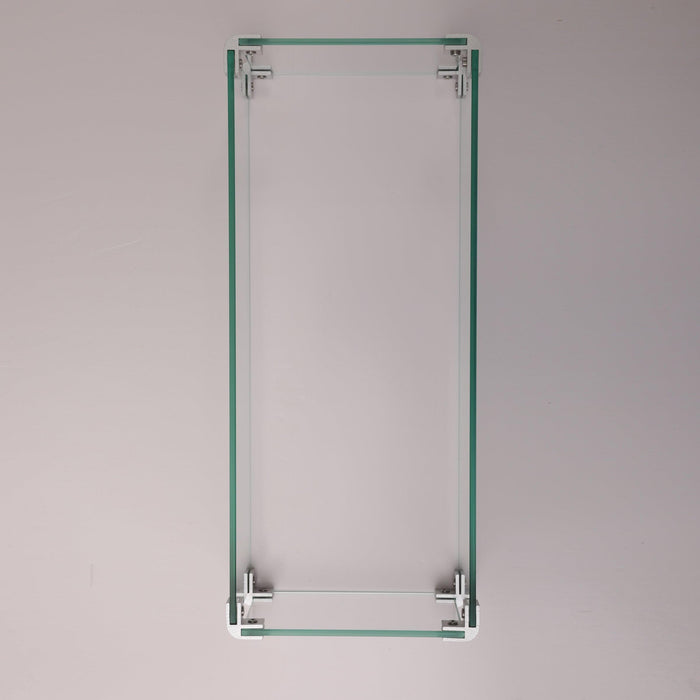 Rectangular Glass Wind Guard for Fire Pit - DTYStore