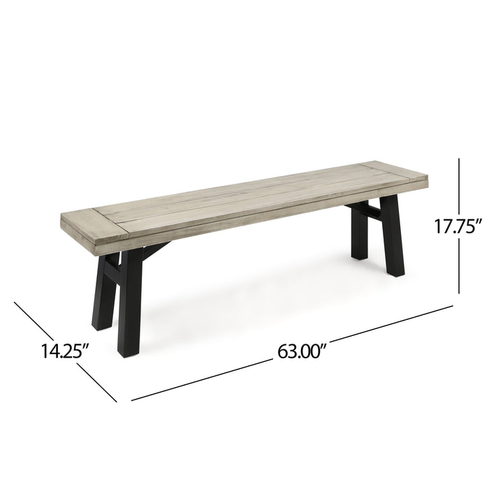 BETTINA DINING SET-GRAY (3 PCS) - DTYStore
