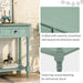 Daisy Series Console Table Traditional Design with Two Drawers and Bottom Shelf