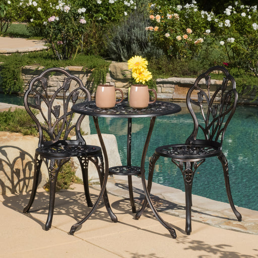 NASSAU CAST 3PC BISTRO SET - DTYStore