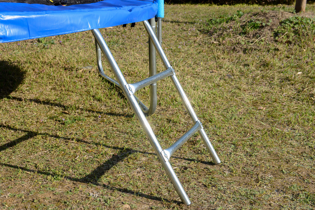 10 FT TRAMPOLINE OUTSIDE SAFETY NET WITH BASKETBALL HOOP - DTYStore