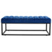 Metal Base Upholstered Bench for Bedroom for Entryway