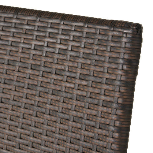 Outdoor Wicker Chairs, 56225.00CHRBRN KD, 4pcs - DTYStore