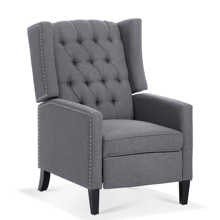 Manual Wing Chair Recliner - 27.16" Wide Comfort and Style for Your Living Space