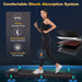 Wood Grain Decoration Walking Pad Under Desk Treadmill for Home Office -2.5HP Walking Treadmill With Incline 0.5-4MPH 300LBS Capacity Treadmill for Walking Running - Remote Control - DTYStore