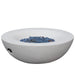 42 Inch Outdoor Concrete Propane gas Fire Pit bowl in Antique white color