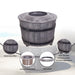 Smokeless Firepit With Wood Pellet/Twig/Wood As The Fuel, Wood Look - DTYStore