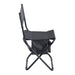 Set of 3, Folding Outdoor Table and Chairs Set for Indoor, Outdoor Camping, Picnics, Beach,Backyard, BBQ, Party, Patio, Black/Gray - DTYStore