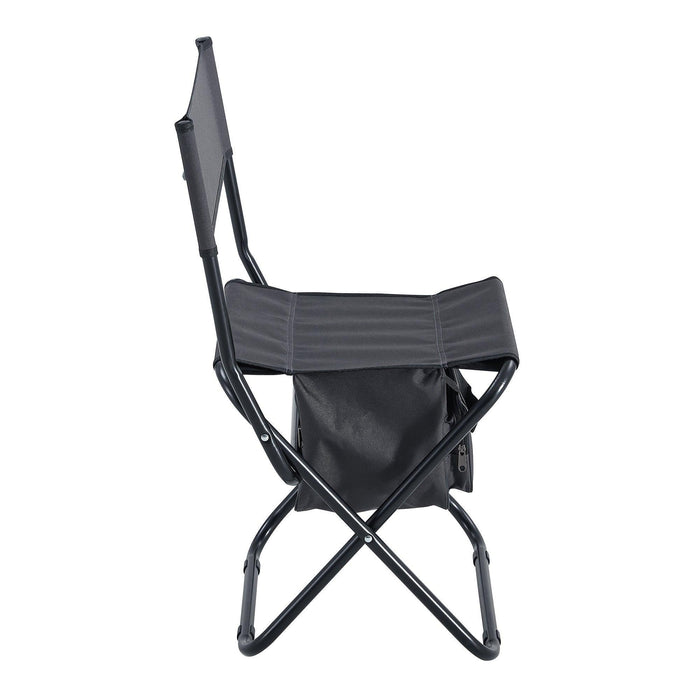 2-piece Folding Outdoor Chair with Storage Bag, Portable Chair for Indoor and Outdoor Use