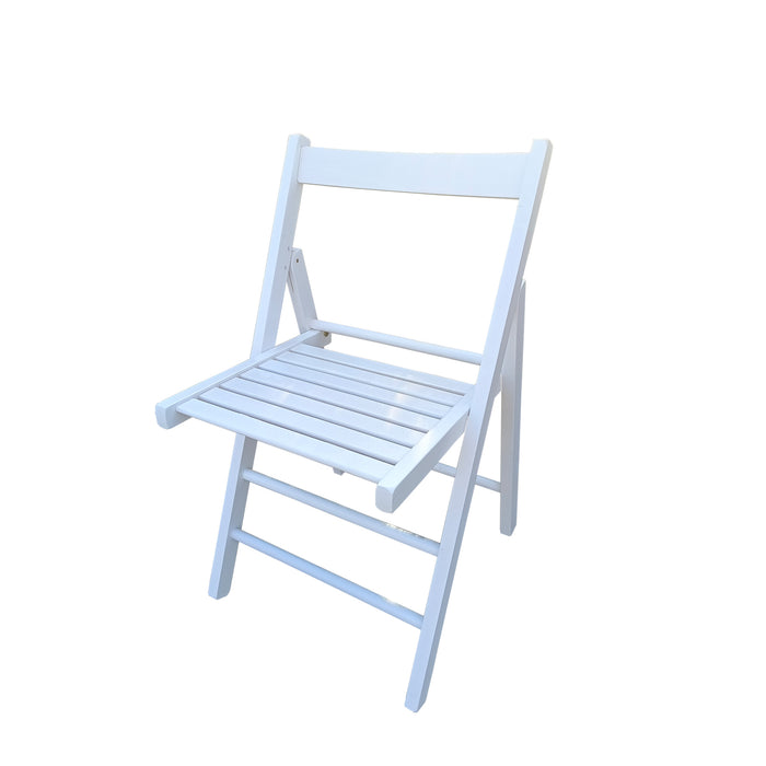 FOLDING CHAIR-2/S, FOLDABLE STYLE -WHITE - DTYStore