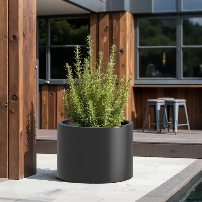 Heavy Duty Corten Steel Round Raised Garden Bed Kit – 15.5' Dia. x 20' H. – Pre-Rusted Metal Planter Box for Vegetables, Flowers, Herbs – Black– Ideal for Outdoor Gardening - DTYStore