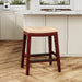 Durango Bonded Leather Saddle Stool, 24" Counter Stool or 30" Bar Stool