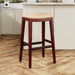 Durango Bonded Leather Saddle Stool, 24" Counter Stool or 30" Bar Stool