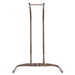 Brown Wicker Hanging Double-Seat Swing Chair with Stand w/Beige Cushion - DTYStore