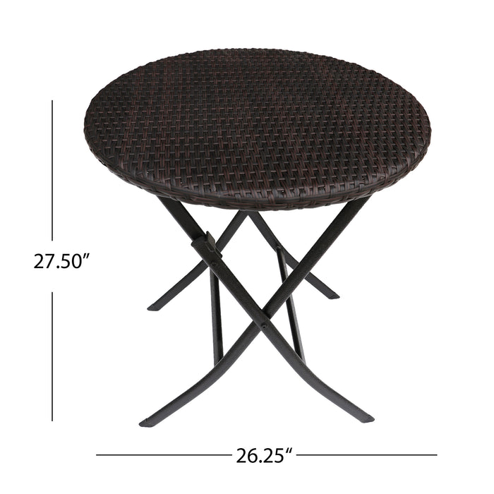 Outdoor Dining Set 3Pcs Bistro Set, 2 - Person Round - DTYStore