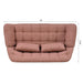 50 "W Love Seat, Comfy Loveseat Sofa with 2 Pillows, Small Couch 2-Seater Sofa for Living Room, Bedroom, Apartment, PINK