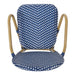 Outdoor PE Rattan and Aluminum 3 Piece French Bistro Set, Dark Teal & White, and Bamboo Finish - DTYStore