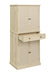 4 Door Cabinet with 1 Drawer, with 4 Adjustable Inner Shelves, Storage Cabinet