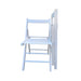 FOLDING CHAIR-2/S, FOLDABLE STYLE -WHITE - DTYStore