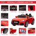 6V Kids Electric Ride On Car, Licensed Audi TT RS with Suspension System and Remote Control, Horn, 5 Songs, Lights, MP3 Player, Red