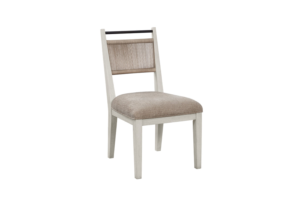 Rope Back Chair - Vanilla / Carmel - DTYStore