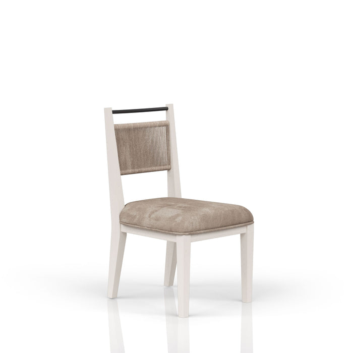 Rope Back Chair - Vanilla / Carmel - DTYStore