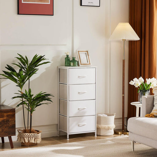 Drawers Dresser Chest of Drawers,Metal Frame and Wood Top - DTYStore
