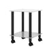 Modern 2-Tier Side Table with Storage Shelf, Sofa Table, and Night Stand