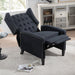 Manual Wing Chair Recliner - 27.16" Wide Comfort and Style for Your Living Space