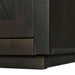 TREXM 4-door Classic Sideboard with Open Storage and Adjustable Shelves Perfect for kitchens, living rooms (Grey Brown)