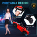 Lamborghini Aventador Licensed Kids Ride on Car with Scissor Doors, Easy Transport, 12V Electric Car for Kids with Remote Control, Suspension System, Horn, Music, Lights, Red