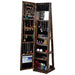 Full Length Mirror 360° Swivel Jewelry Cabinet