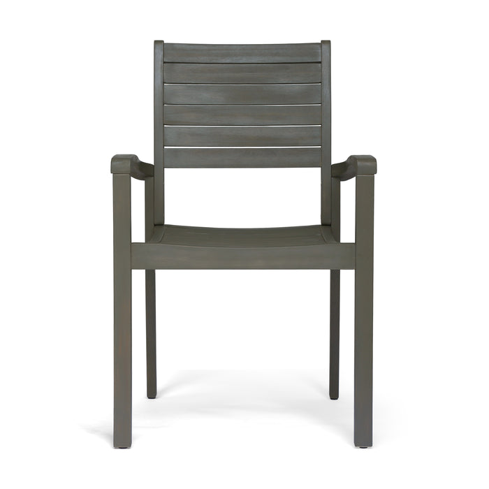 Outdoor Dining Chairs, Grey 63223.00GRY, KD - DTYStore