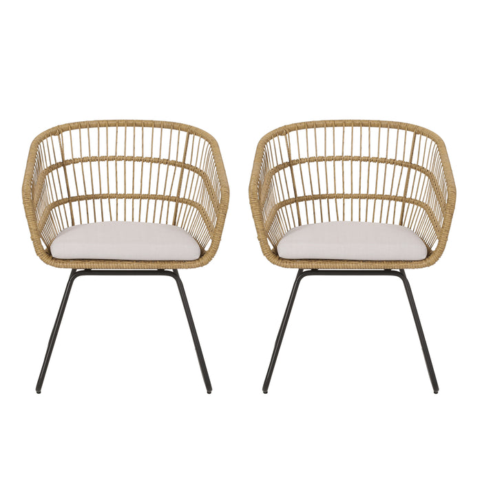 TERRY CHAIR,2PCS with 2 Cushions - DTYStore