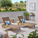 BANZAI CHAISE LOUNGE WITH PULL-OUT TRAY [SET OF 2 PCS] - DTYStore