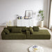 Modern Chenille Upholstered Sectional Sofa Couch Set,Modular 108" L Shaped Sectional Living Room Sofa Set With 6 Pillows,Free Combination Sofa Couch for Living Room,Bedroom(Right Chaise) - DTYStore