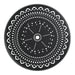 5-Piece All-Weather Cast Aluminum Dining Set, Include 4 Swivel Chairs and 39.37' Round Table With Black Frame - DTYStore