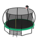 14FT Trampoline with Enclosure - Recreational Trampolines with Ladder and AntiRust Coating, ASTM Approval Outdoor Trampoline for Kids - DTYStore