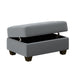 Orisfur. Sectional Sofa with Reversible Chaise Lounge, L-Shaped Couch with Storage Ottoman and Cup Holders