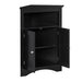 sideboard cabinet,corner cabinet,Bathroom Floor Corner Cabinet with Doors and Shelves, Kitchen, Living Room,Free Standing Storage Cabinet for Bathroom