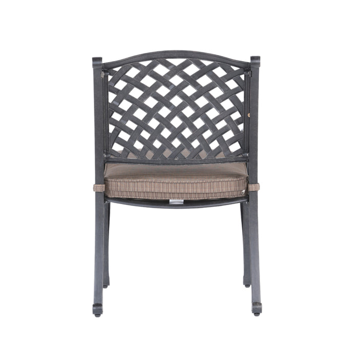 Sparta Modern Dining Arm Chair, Dupione Brown - DTYStore