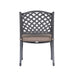 Sparta Modern Dining Arm Chair, Dupione Brown - DTYStore