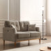 Living Space Sofa 2 Seater ,Loveseat With Waterproof Fabric Cream , USB Charge - DTYStore