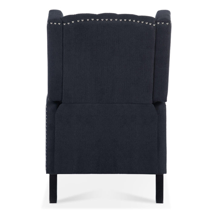 Manual Wing Chair Recliner - 27.16" Wide Comfort and Style for Your Living Space