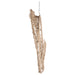 Outdoor Garden Rattan Egg Swing Chair Hanging Chair Wood+Khaki - DTYStore