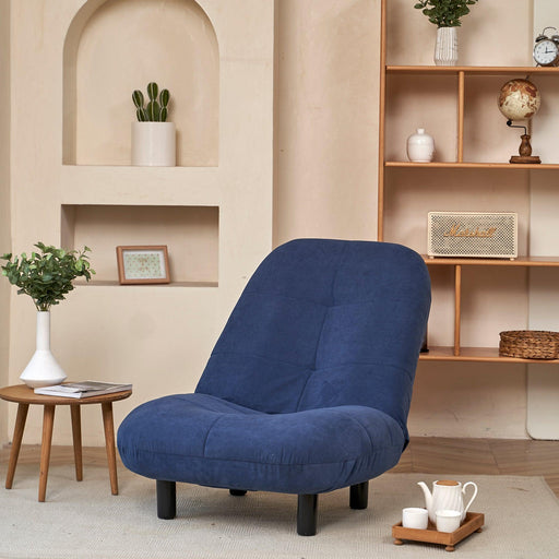 Single Sofa Reclining Chair Japanese Chair Lazy Sofa tatami balcony reclining chair leisure sofa adjustable chair - DTYStore