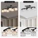 6-Light Crystal Ceiling Light for Dining Room, Modern Ceiling Lamp with Light Fixture For Farmhouse Entryway Living Room (6*G9 Bulbs Included)