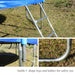 10 FT TRAMPOLINE OUTSIDE SAFETY NET WITH BASKETBALL HOOP - DTYStore